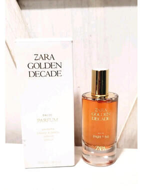 Zara Womens Golden Decade Eau de parfum EDP Perfume 1.69 oz Opened Box